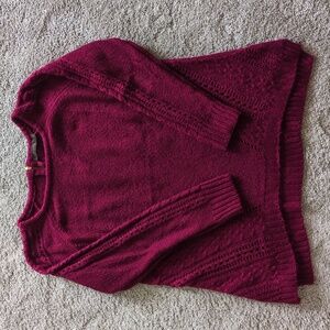 The Limited Red Oversized Knit Sweater Size Large